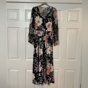 CATO Floral Maxi Dress Size S